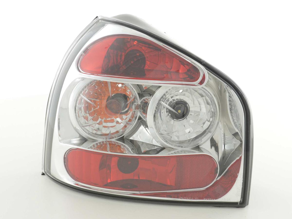 Rückleuchten Set Audi A3 Typ 8L 96-00 chrom Rückleuchten Set Audi A3 Typ 8L 96-00 chrom